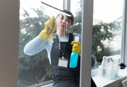 Nettoyage de vitres intérieures et extérieures à Roullens